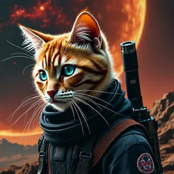 Elon's Space Cat (CATALORIAN)
