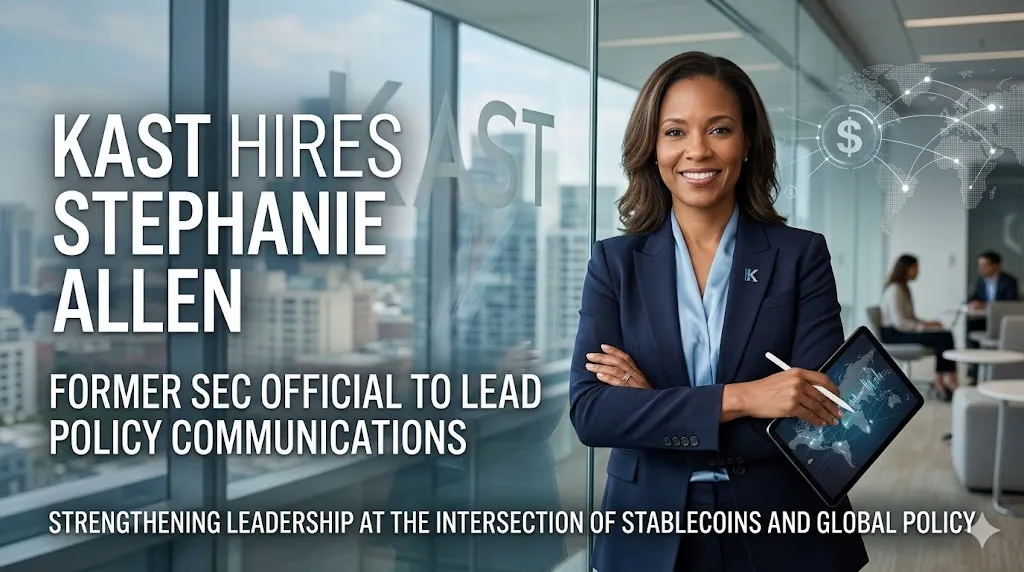 Kast Hires Former SEC Official Stephanie Allen to Lead Policy Communications