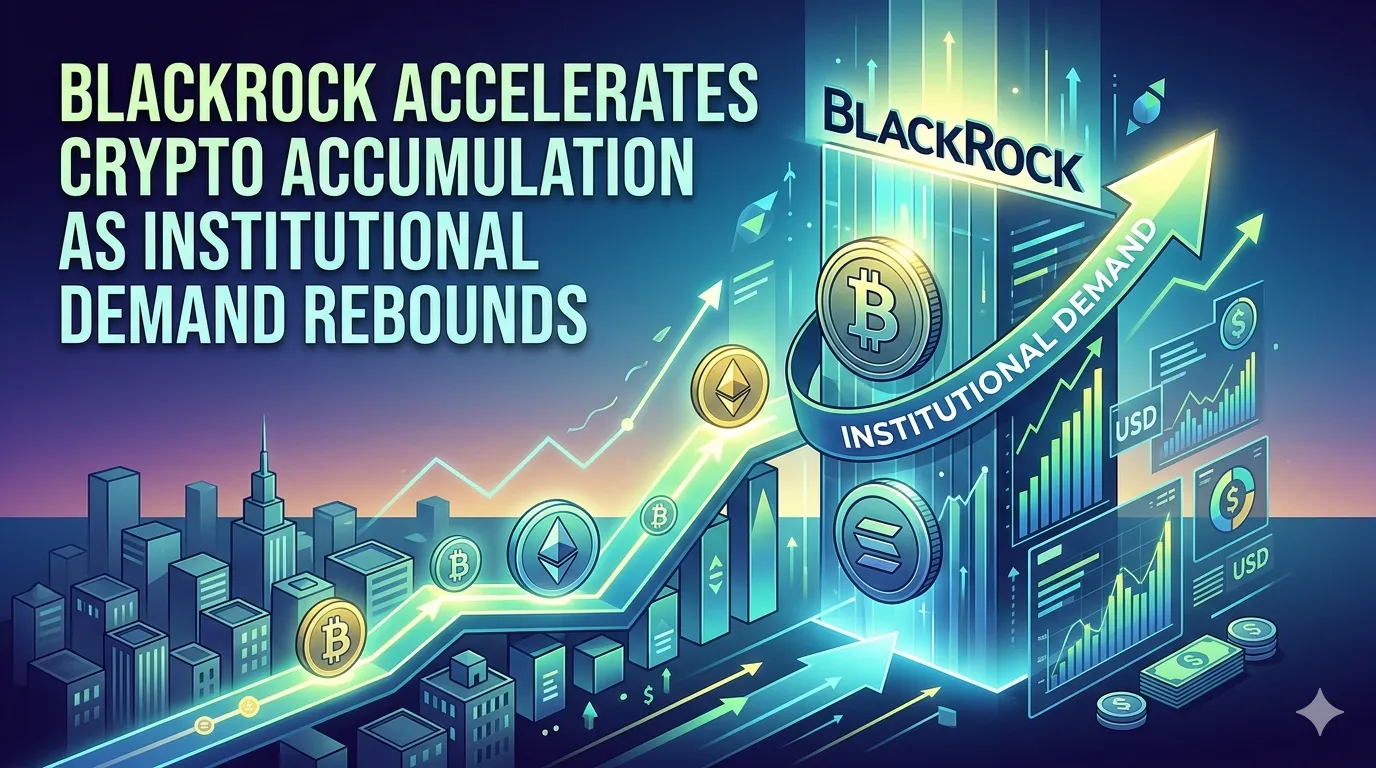 BlackRock Accelerates Crypto Accumulation as Institutional Demand Rebounds
