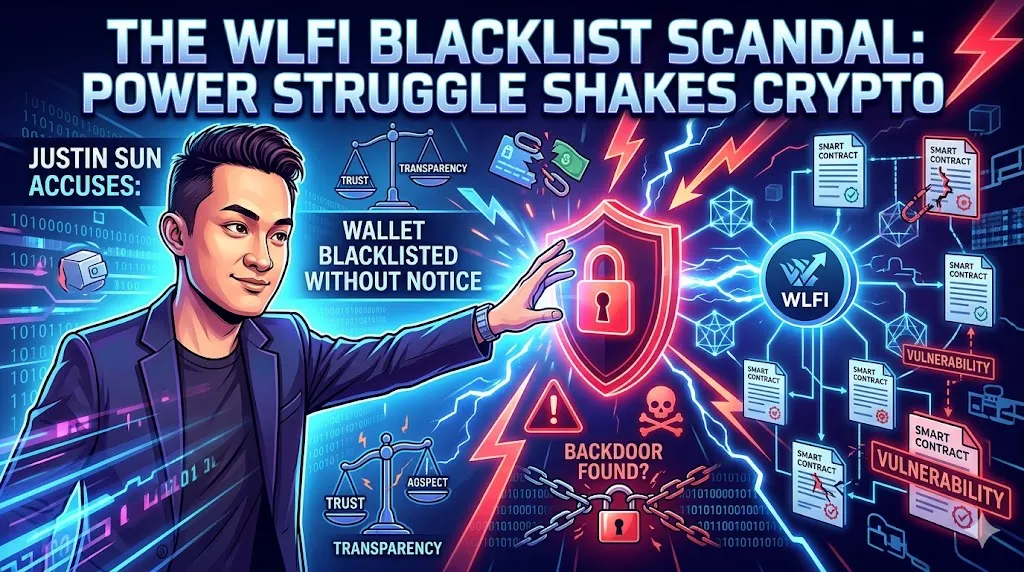 جاستین سان در برابر WLFI: رسوایی لیست سیاه که قویترین حلقههای کریپتو را به لرزه درآورده است