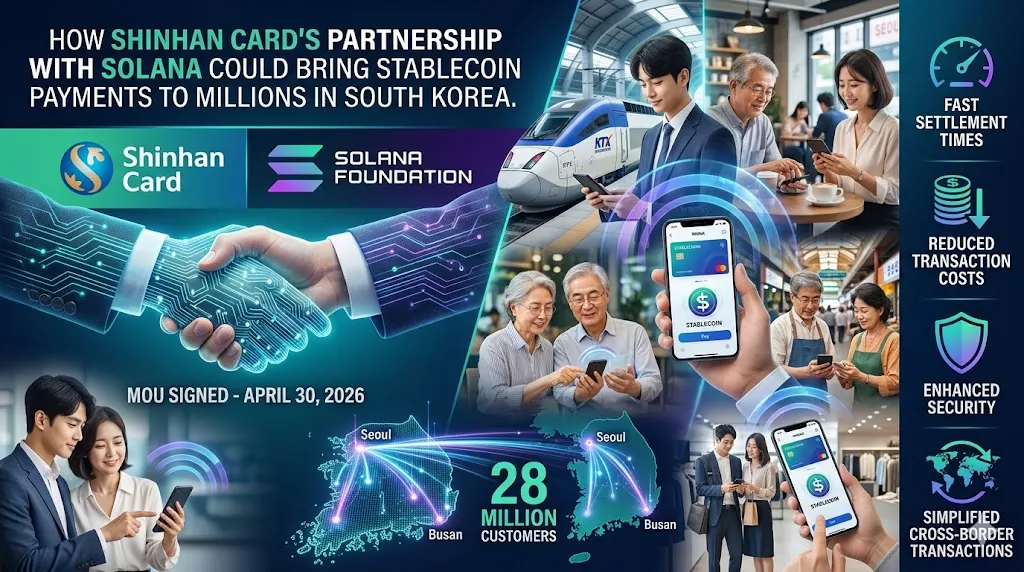 How Shinhan Card's Partnership with Solana Could Bring Stablecoin Payments to Millions in South Kore