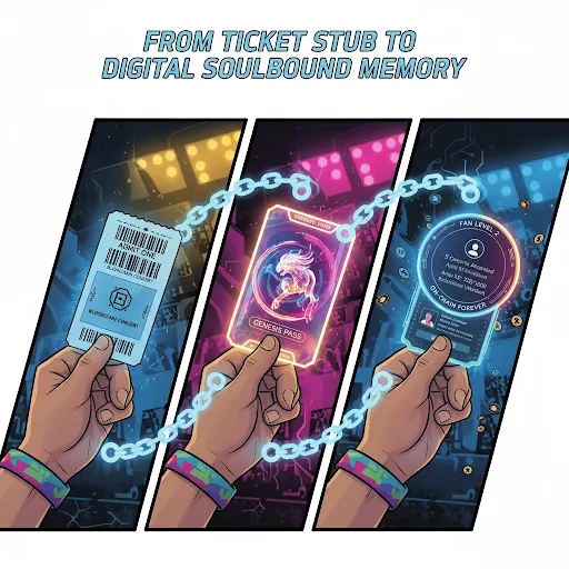 NFT Ticketing: How NFTs Stop Scalping, Prove Attendance, and Make a Concert Ticket a Permanent Digital Collectible