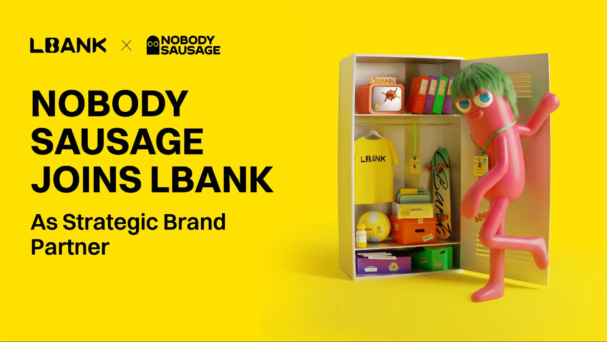 Ditch the Labels, Be a “Nobody”: LBank and Nobody Sausage Bring Crypto to Life