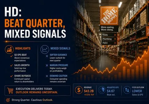 Home Depot (HD) Equity Research Report - Better Comps Confirm Resilience, but 23x Earnings Limits the Re-Rating