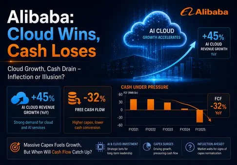 Alibaba Group (BABA) Equity Research Report - AI Cloud Is Winning, but Equity-Funded Capex Delays the Cash Return