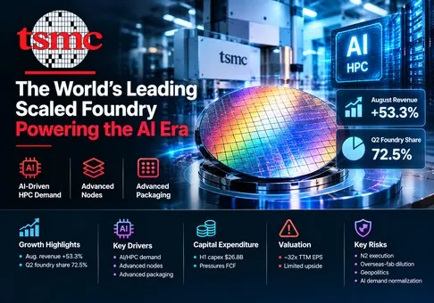 Taiwan Semiconductor Manufacturing Company Limited (TSM) Equity Research Report - Record Revenue Confirms the Moat, but 32x Earnings Prices In Supremacy
