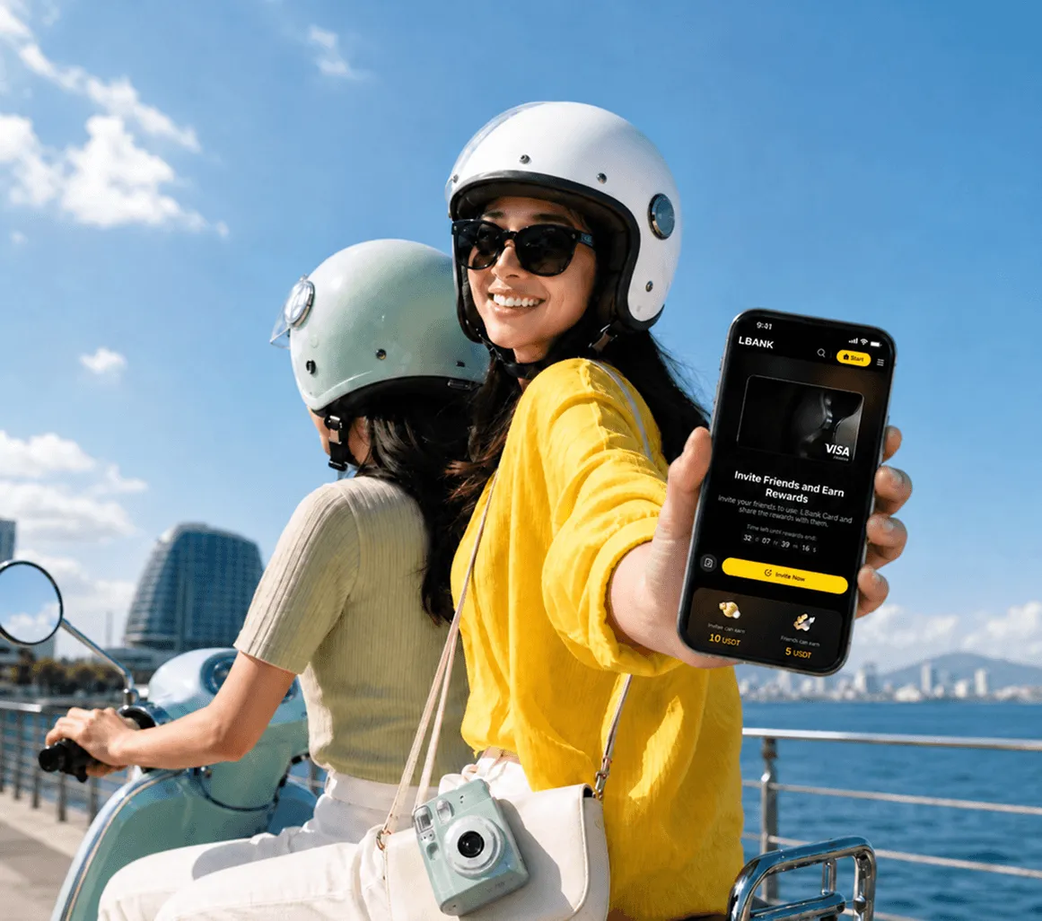 LBank Card app used directly from a spot balance