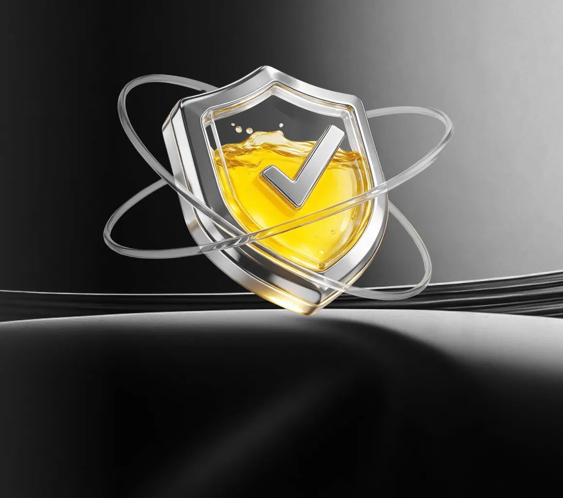 Layered shields representing secure asset storage